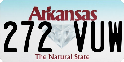 AR license plate 272VUW