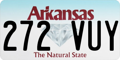 AR license plate 272VUY