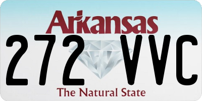 AR license plate 272VVC