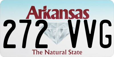 AR license plate 272VVG