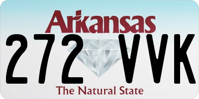 AR license plate 272VVK