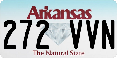 AR license plate 272VVN