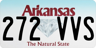 AR license plate 272VVS