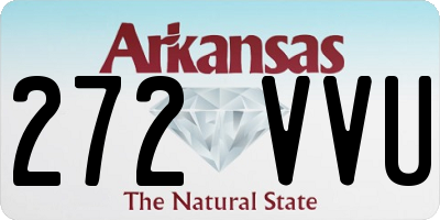 AR license plate 272VVU