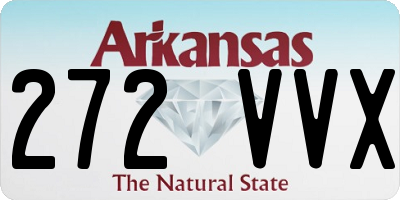 AR license plate 272VVX