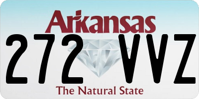 AR license plate 272VVZ