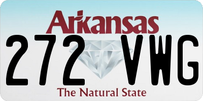AR license plate 272VWG