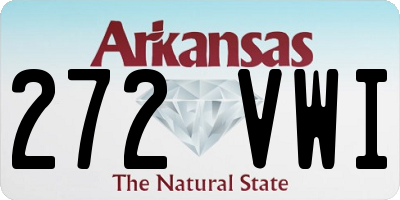 AR license plate 272VWI