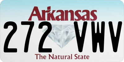 AR license plate 272VWV