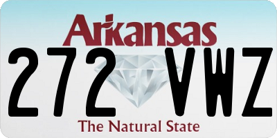 AR license plate 272VWZ