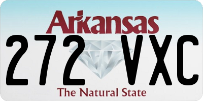 AR license plate 272VXC