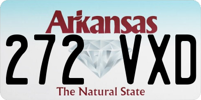 AR license plate 272VXD