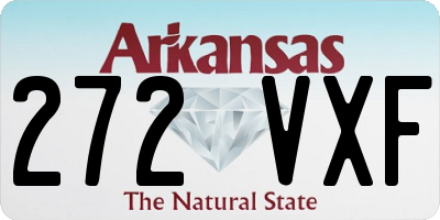 AR license plate 272VXF