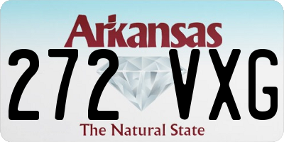 AR license plate 272VXG