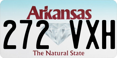 AR license plate 272VXH