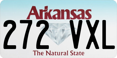 AR license plate 272VXL