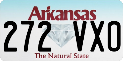 AR license plate 272VXO