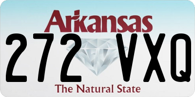 AR license plate 272VXQ