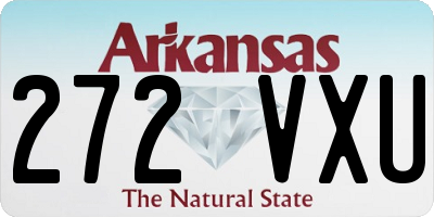AR license plate 272VXU