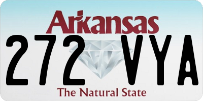 AR license plate 272VYA