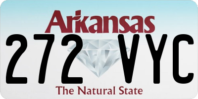 AR license plate 272VYC