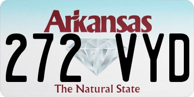 AR license plate 272VYD