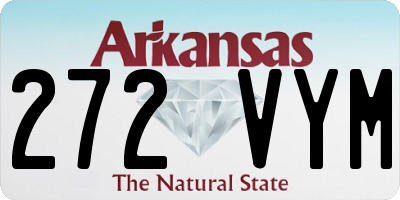 AR license plate 272VYM