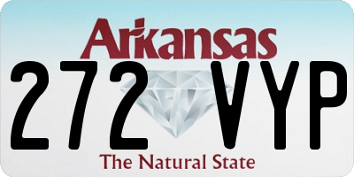 AR license plate 272VYP