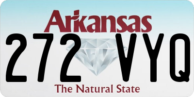 AR license plate 272VYQ
