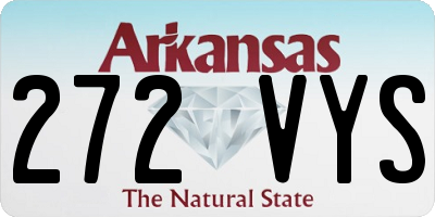 AR license plate 272VYS