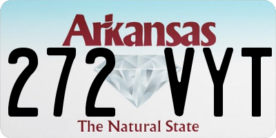 AR license plate 272VYT