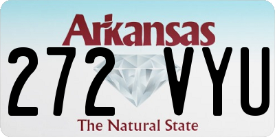 AR license plate 272VYU