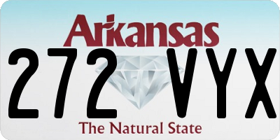 AR license plate 272VYX