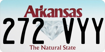 AR license plate 272VYY