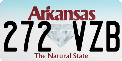 AR license plate 272VZB