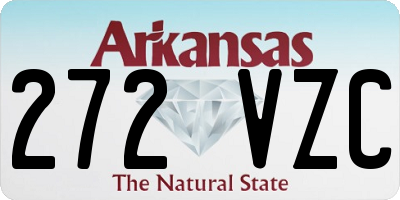 AR license plate 272VZC