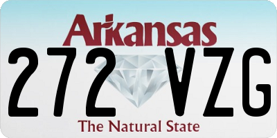 AR license plate 272VZG