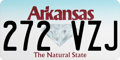 AR license plate 272VZJ
