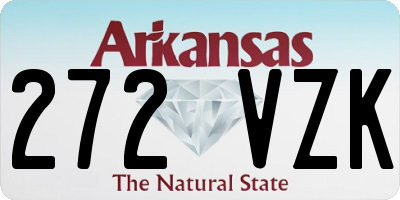 AR license plate 272VZK