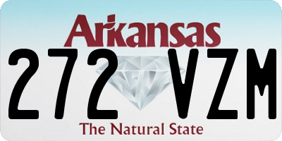 AR license plate 272VZM