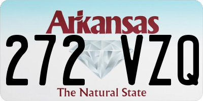 AR license plate 272VZQ
