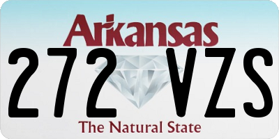 AR license plate 272VZS