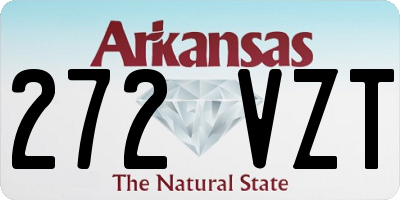 AR license plate 272VZT
