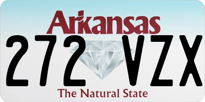 AR license plate 272VZX