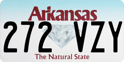 AR license plate 272VZY