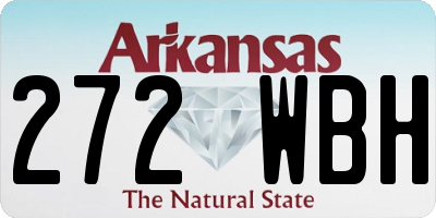 AR license plate 272WBH