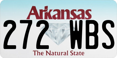 AR license plate 272WBS