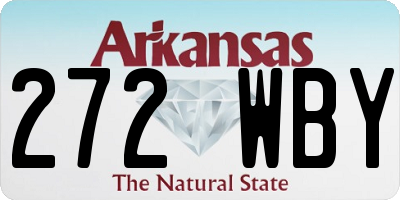 AR license plate 272WBY