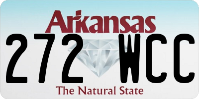 AR license plate 272WCC