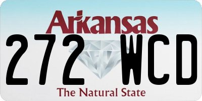 AR license plate 272WCD